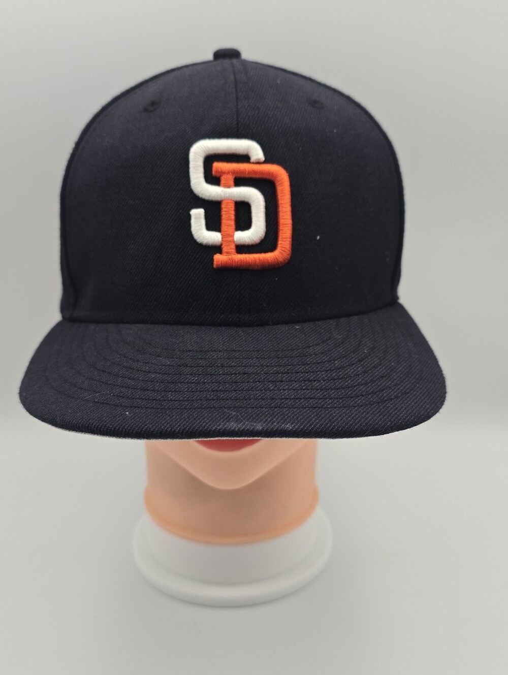 New Era 59Fifty Cooperstown Collection San Diego Padres Navy Fitted Hat 7 1/4